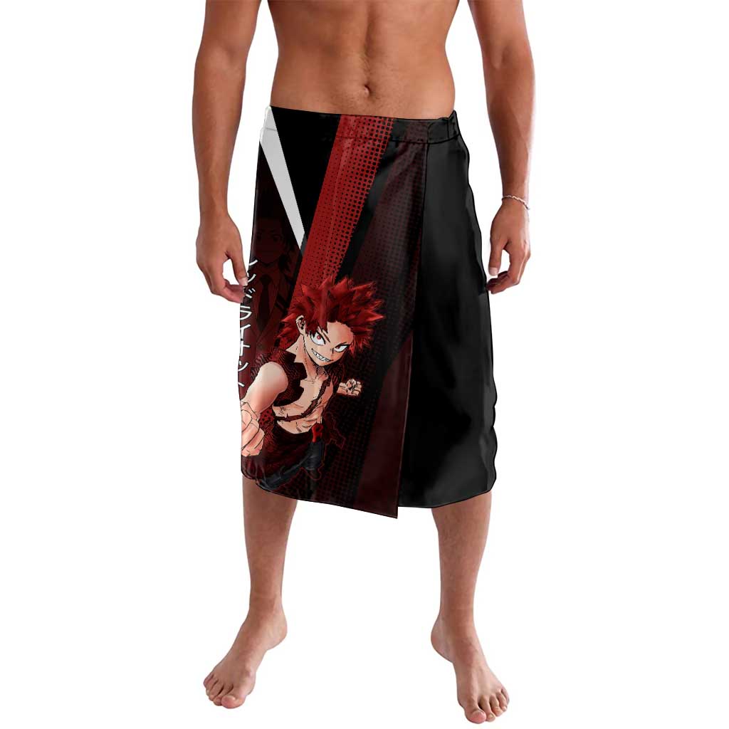 Eijiro Kirishima Red Riot Lavalava Japanese Comic Book Style