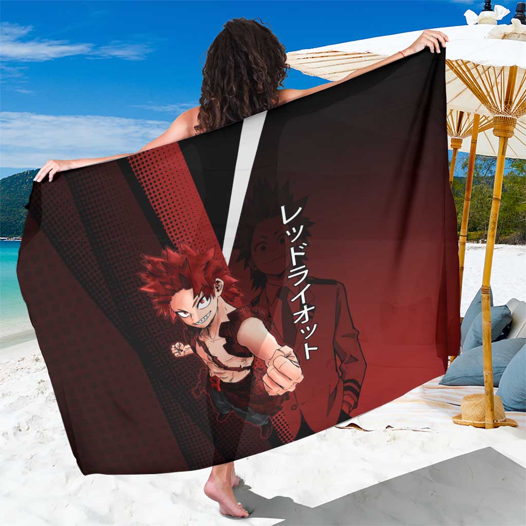 Eijiro Kirishima Red Riot Sarong Japanese Comic Book Style