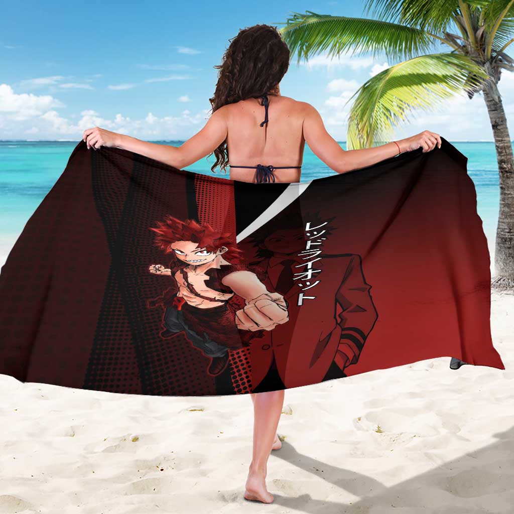 Eijiro Kirishima Red Riot Sarong Japanese Comic Book Style