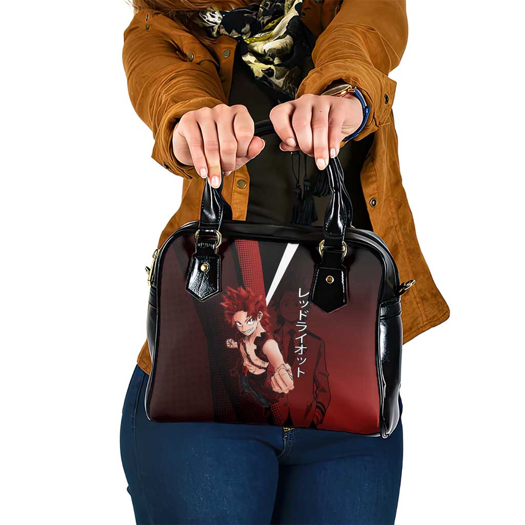 Eijiro Kirishima Red Riot Shoulder Handbag Japanese Comic Book Style