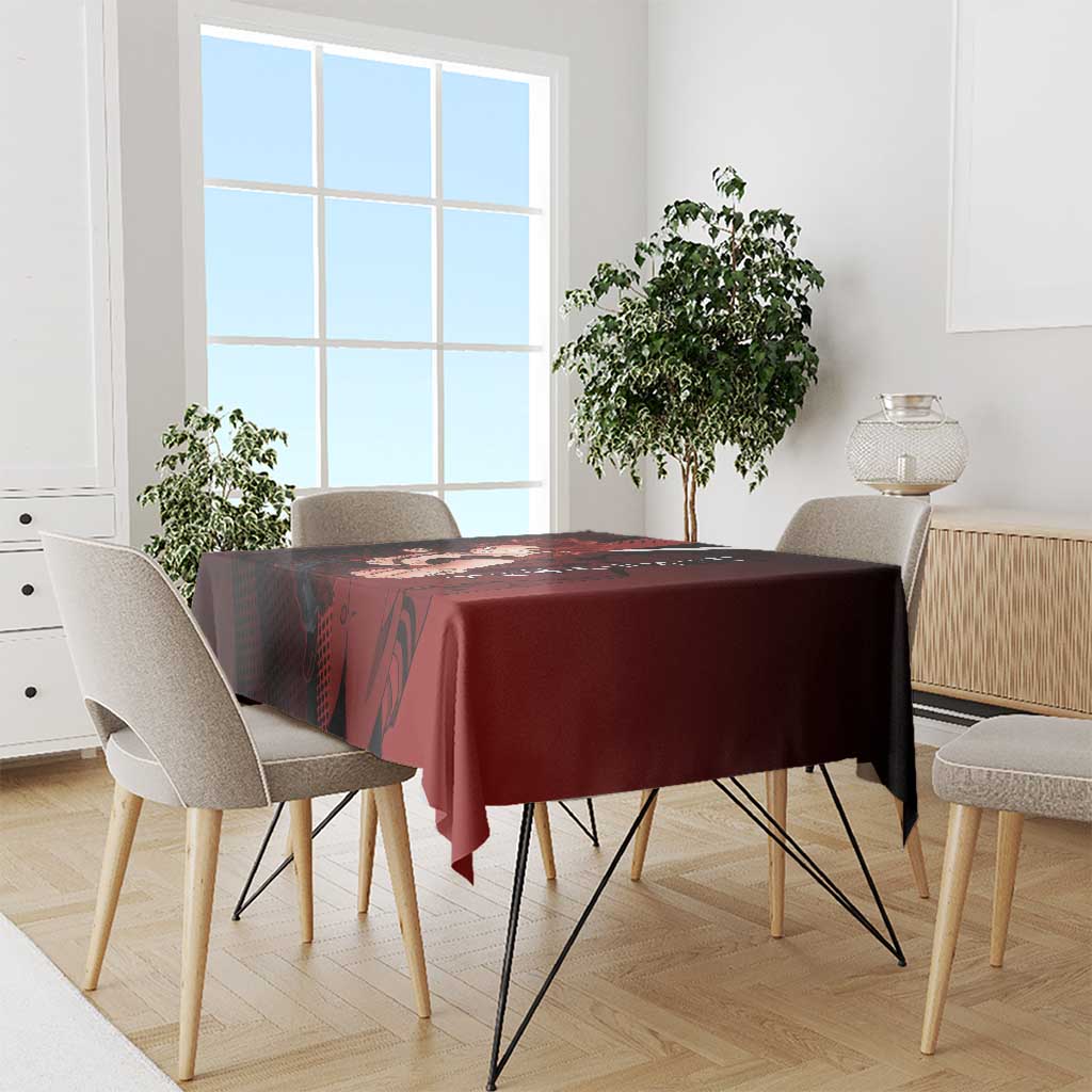 Eijiro Kirishima Red Riot Tablecloth Japanese Comic Book Style