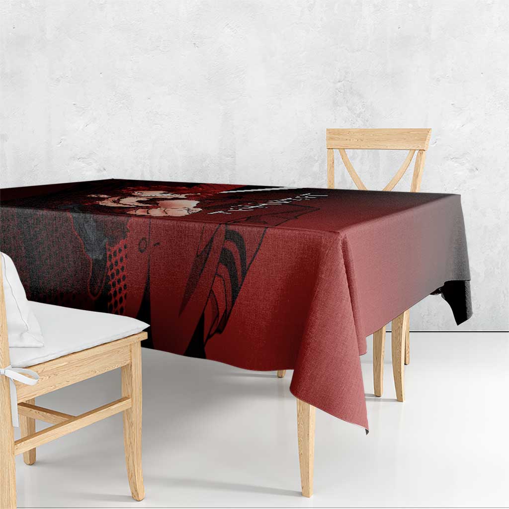 Eijiro Kirishima Red Riot Tablecloth Japanese Comic Book Style