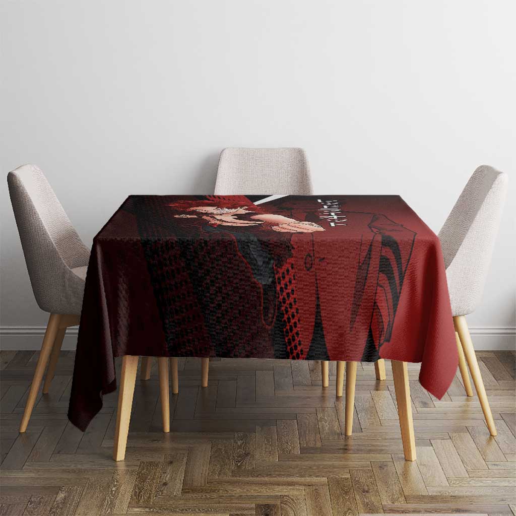 Eijiro Kirishima Red Riot Tablecloth Japanese Comic Book Style