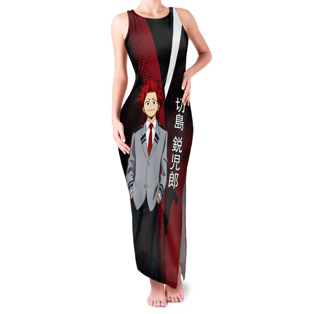 Eijiro Kirishima Red Riot Tank Maxi Dress Japanese Comic Book Style
