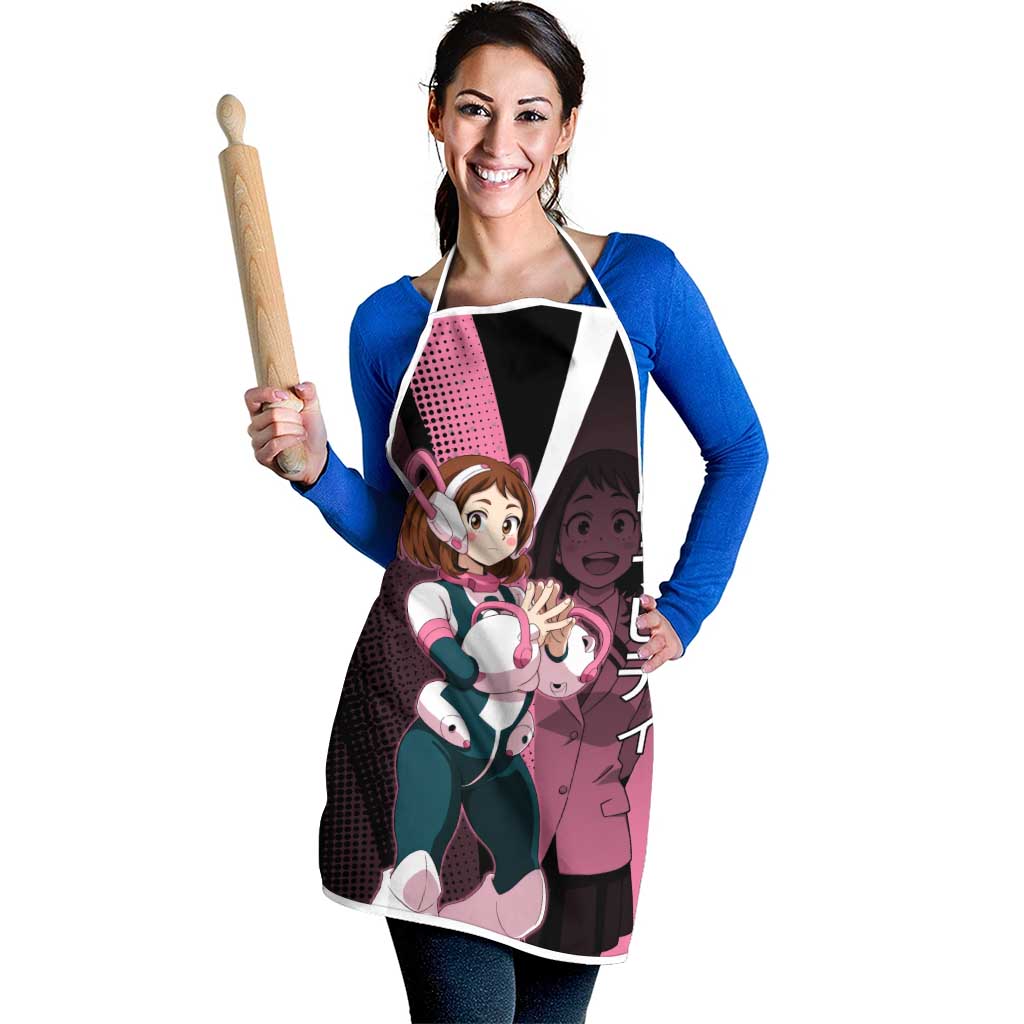 Ochaco Uraraka Uravity Apron Japanese Comic Book Style