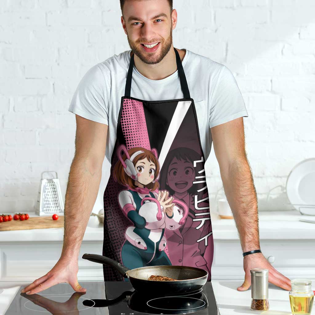 Ochaco Uraraka Uravity Apron Japanese Comic Book Style