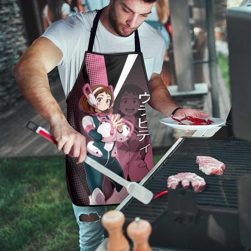 Ochaco Uraraka Uravity Apron Japanese Comic Book Style