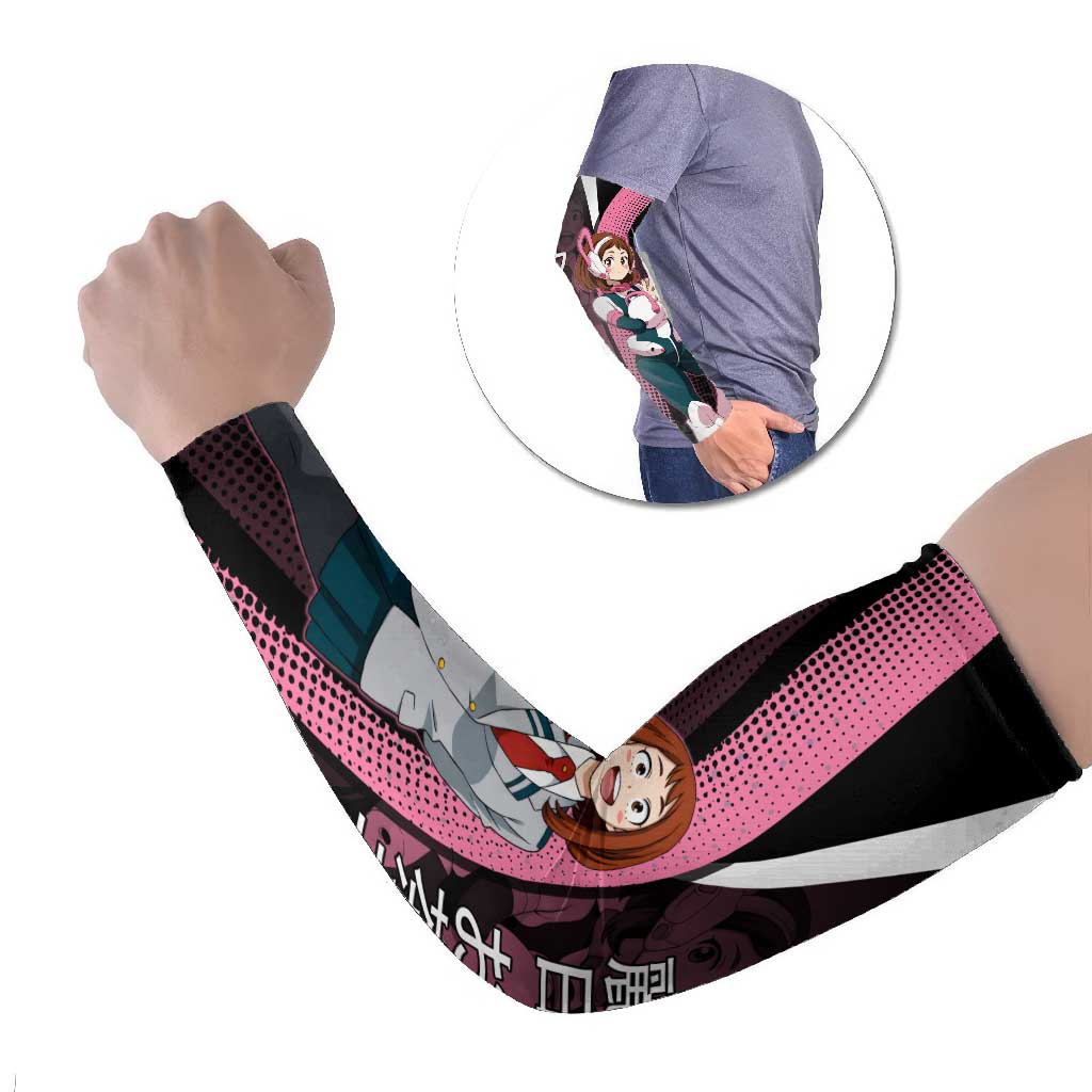 Ochaco Uraraka Uravity Arm Sleeves Japanese Comic Book Style