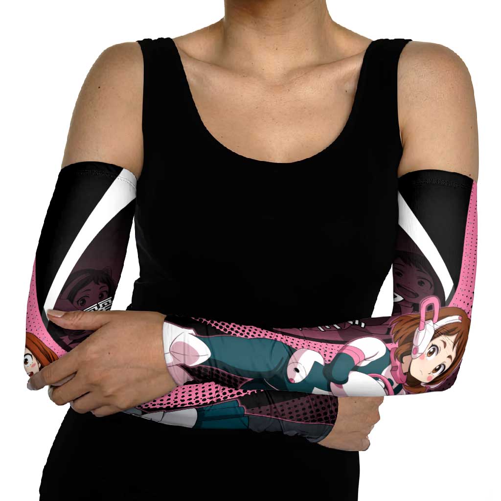 Ochaco Uraraka Uravity Arm Sleeves Japanese Comic Book Style
