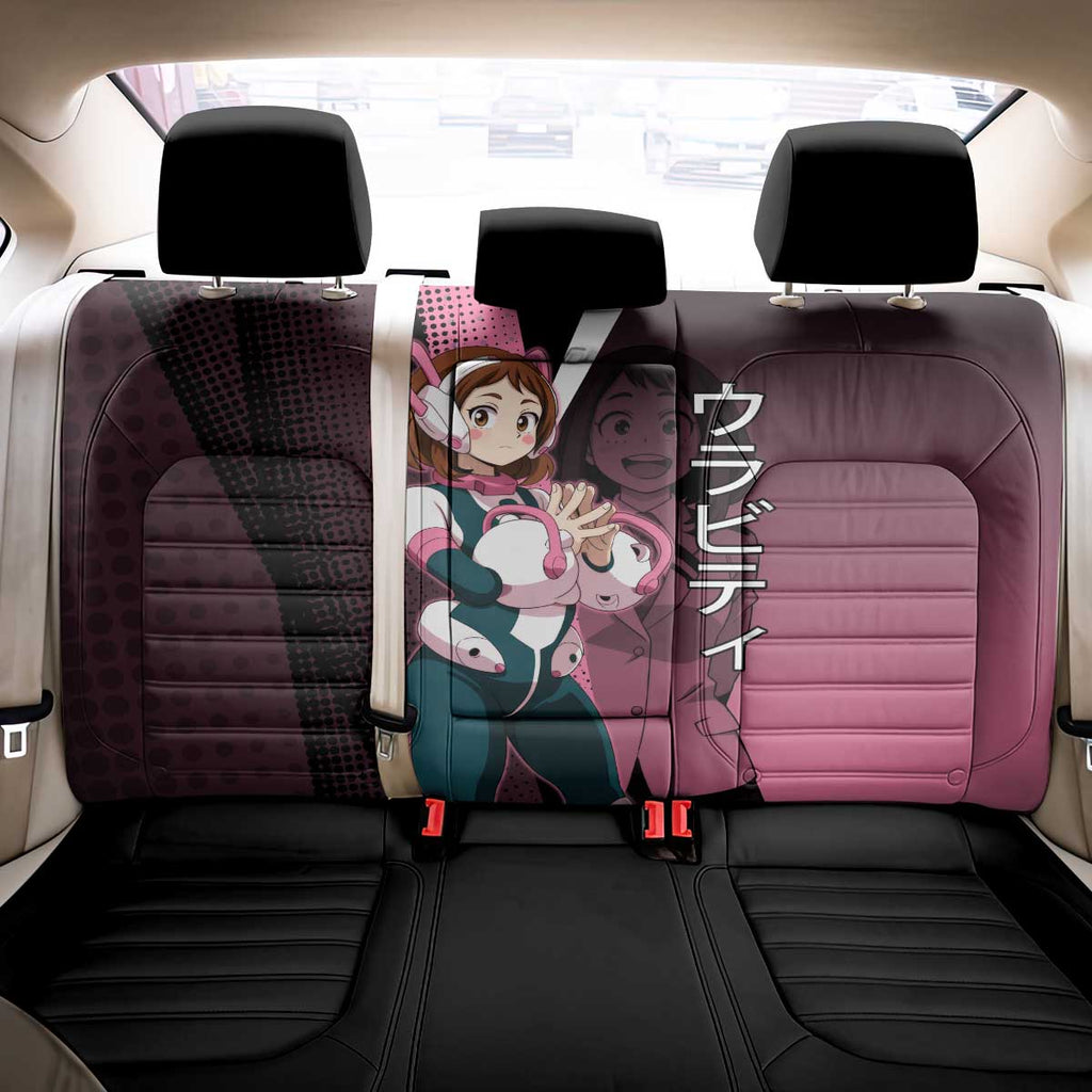 Ochaco Uraraka Uravity Back Car Seat Cover Japanese Comic Book Style