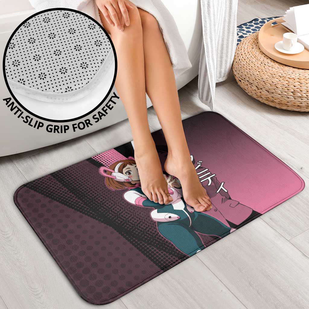 Ochaco Uraraka Uravity Bathroom Set Japanese Comic Book Style