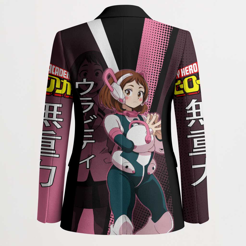 Ochaco Uraraka Uravity Blazer Japanese Comic Book Style