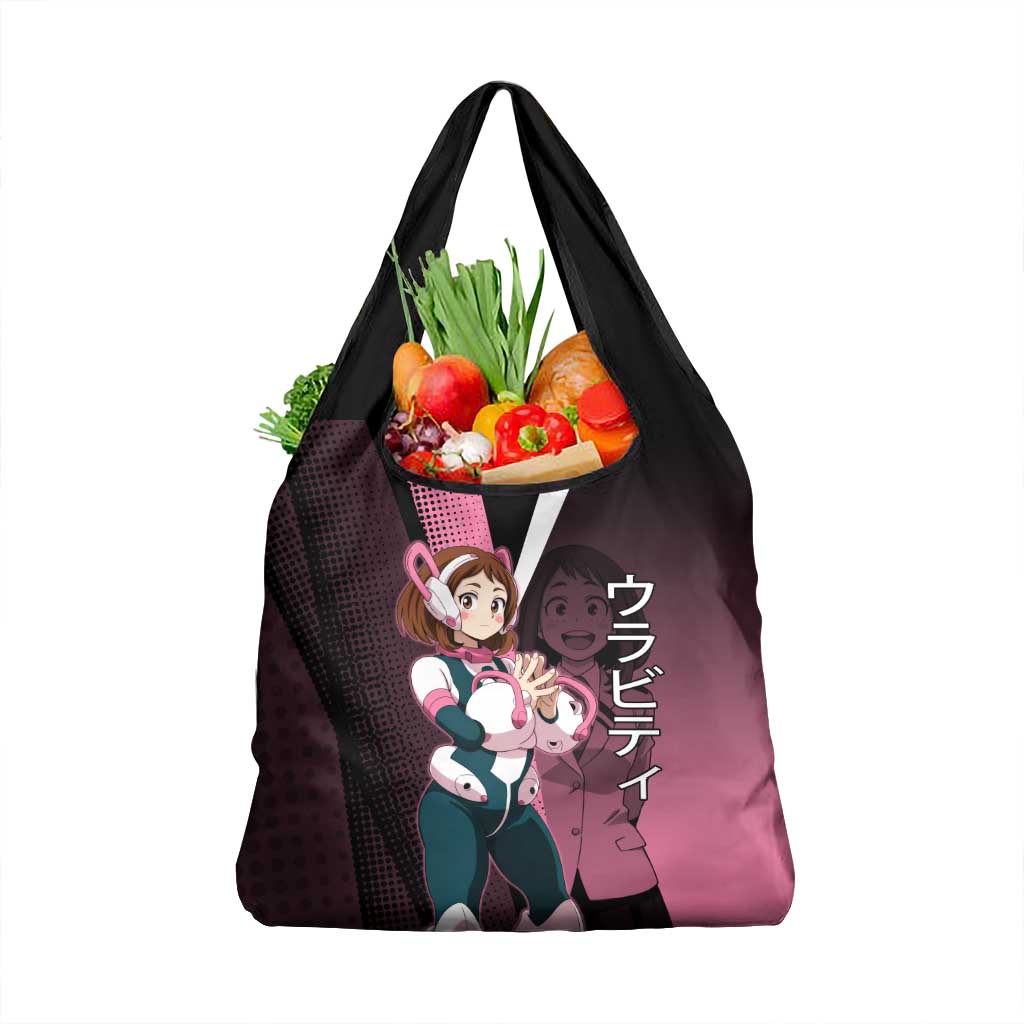 Ochaco Uraraka Uravity Grocery Bag Japanese Comic Book Style