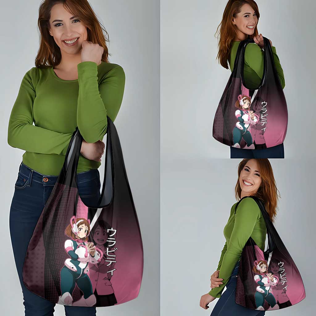 Ochaco Uraraka Uravity Grocery Bag Japanese Comic Book Style