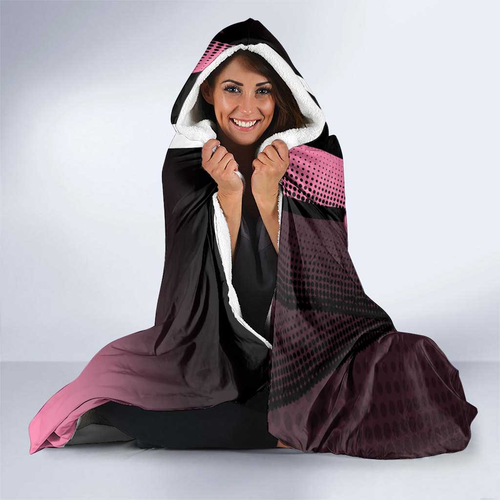Ochaco Uraraka Uravity Hooded Blanket Japanese Comic Book Style