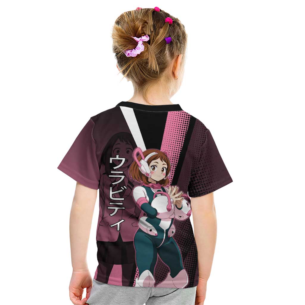 Ochaco Uraraka Uravity Kid T Shirt Japanese Comic Book Style