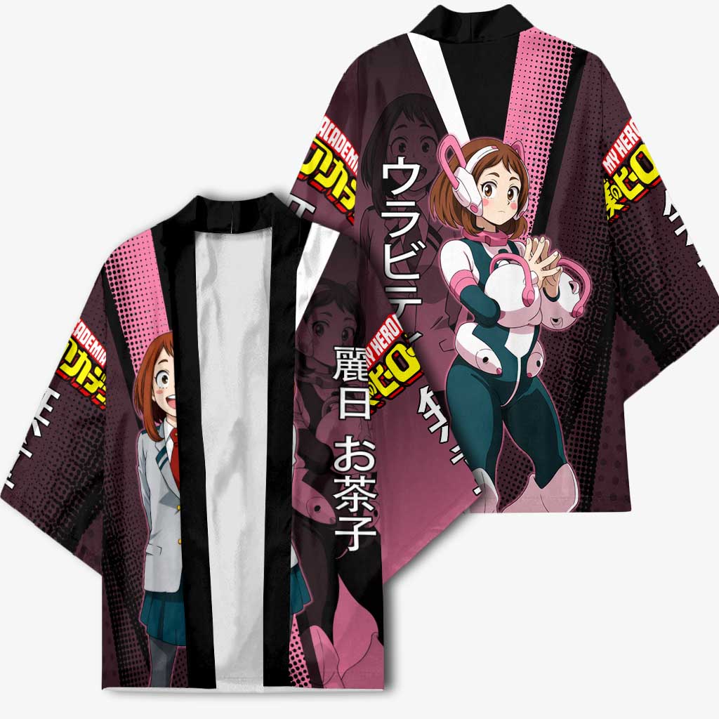 Ochaco Uraraka Uravity Kimono Japanese Comic Book Style