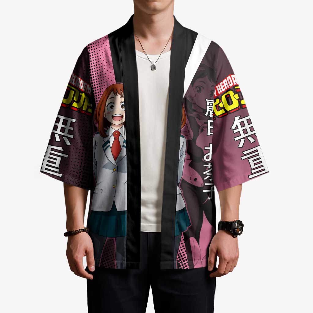 Ochaco Uraraka Uravity Kimono Japanese Comic Book Style