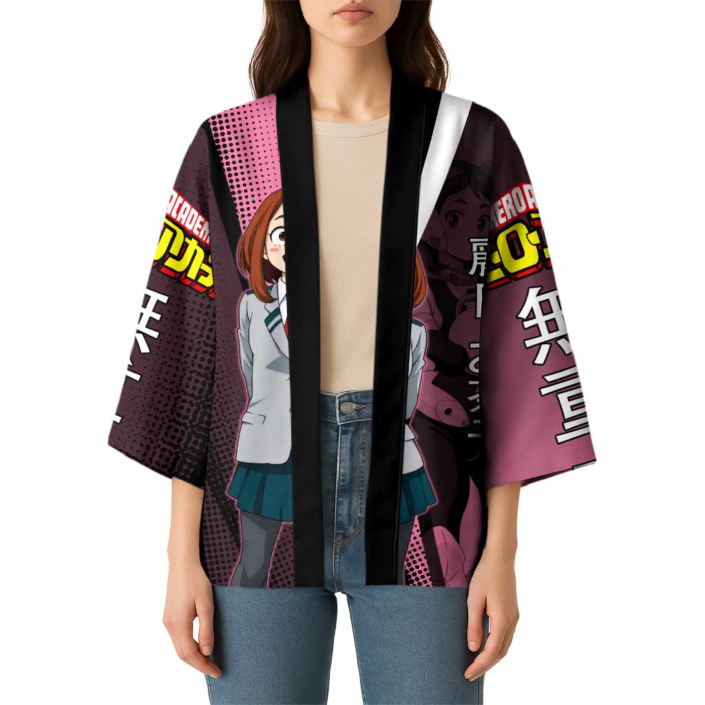 Ochaco Uraraka Uravity Kimono Japanese Comic Book Style