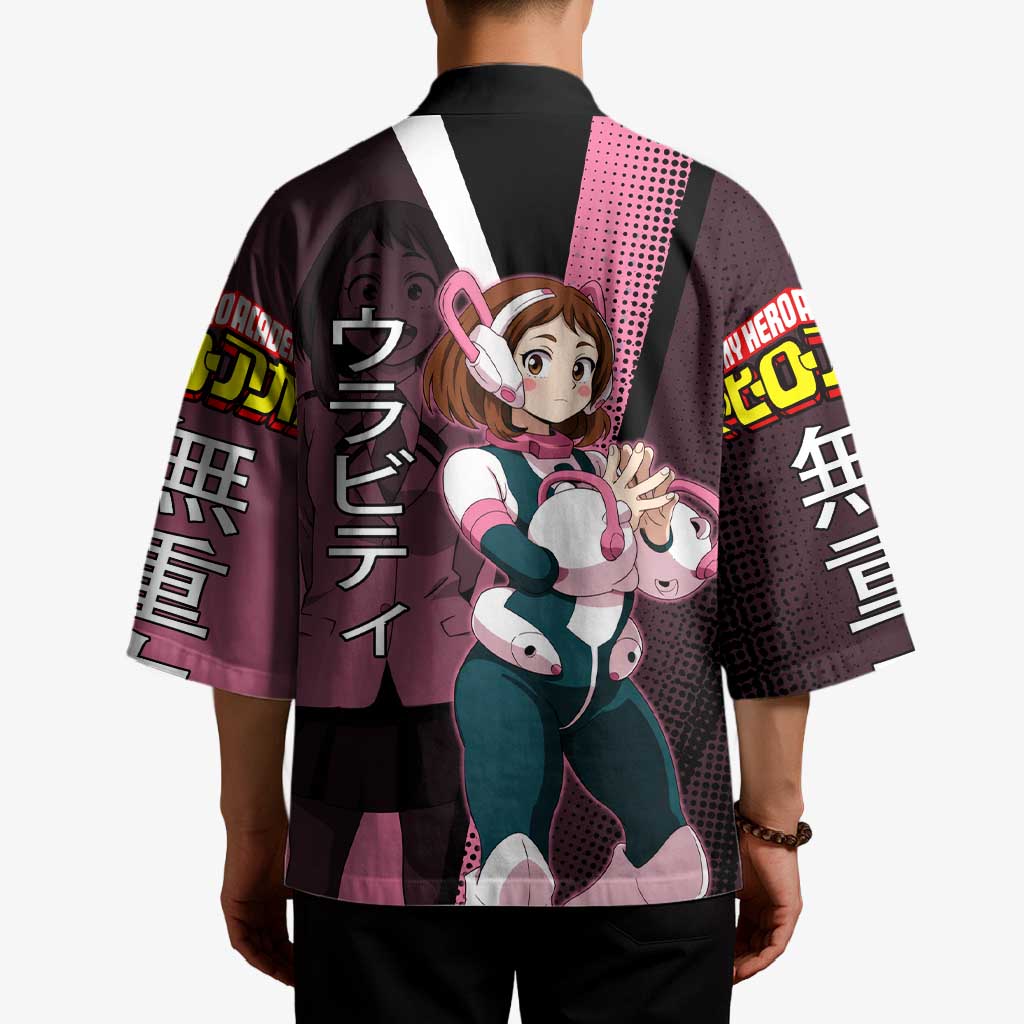 Ochaco Uraraka Uravity Kimono Japanese Comic Book Style