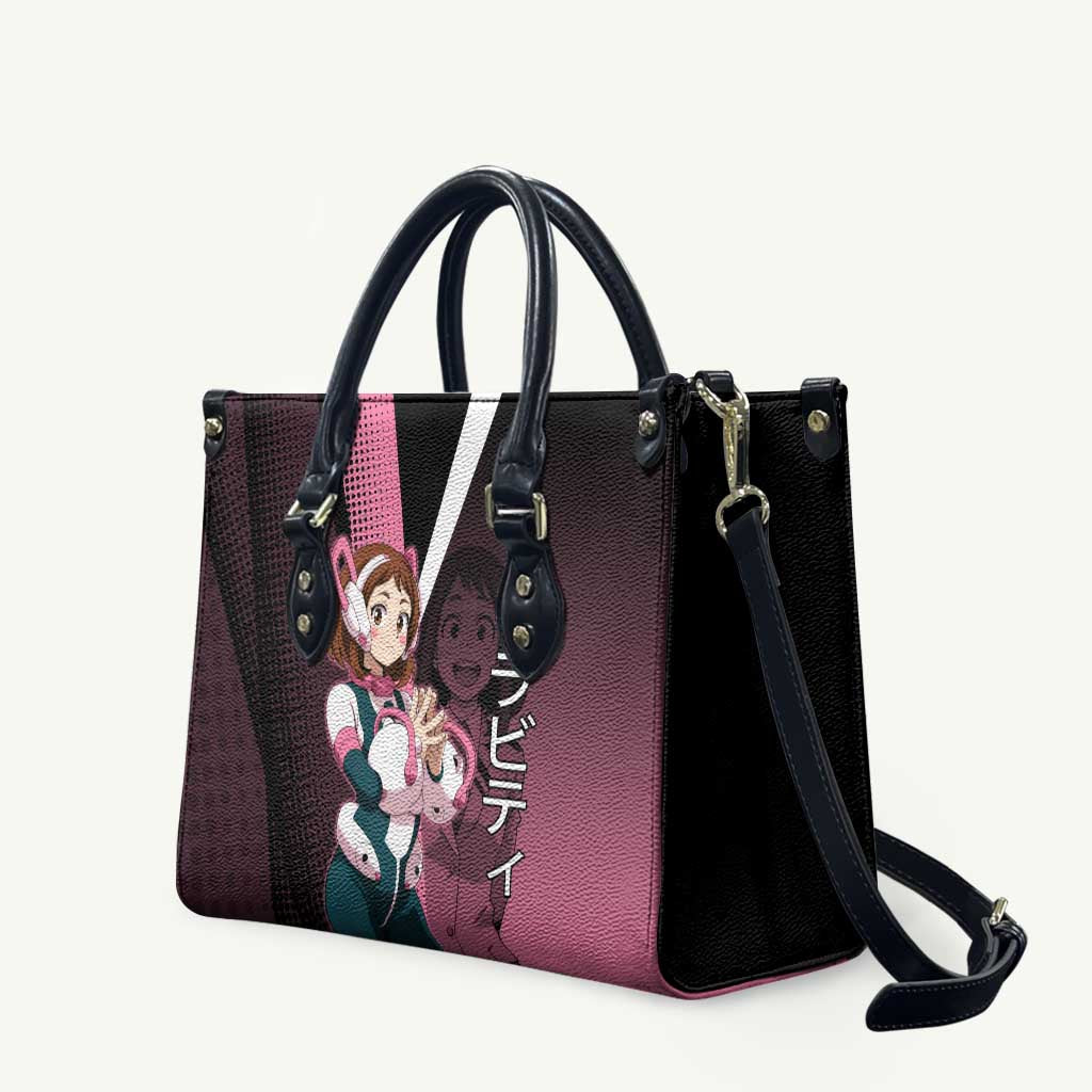 Ochaco Uraraka Uravity Leather Bag Japanese Comic Book Style