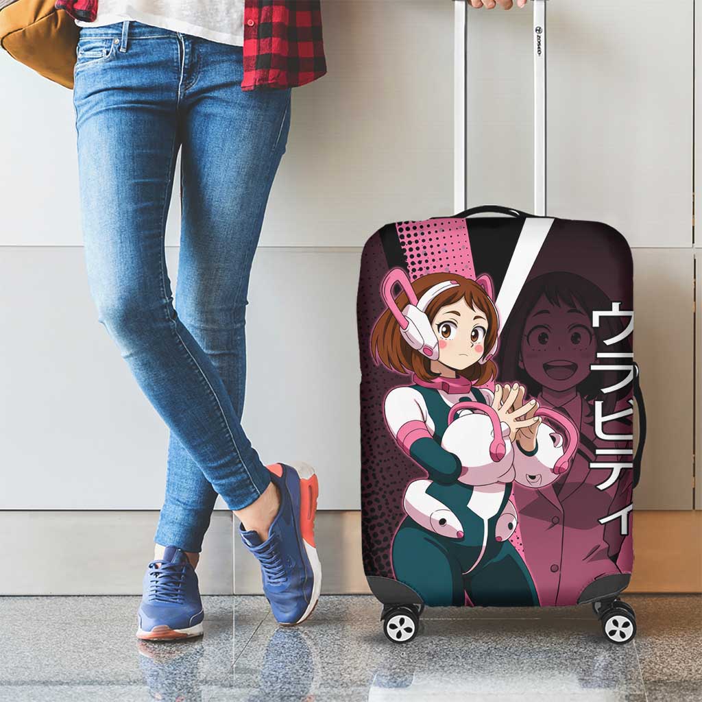 Ochaco Uraraka Uravity Luggage Cover Japanese Comic Book Style