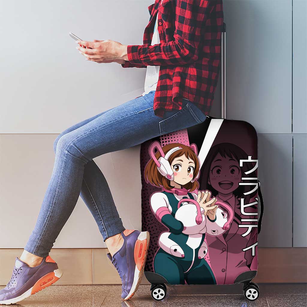 Ochaco Uraraka Uravity Luggage Cover Japanese Comic Book Style