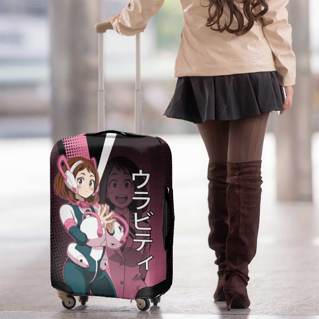 Ochaco Uraraka Uravity Luggage Cover Japanese Comic Book Style