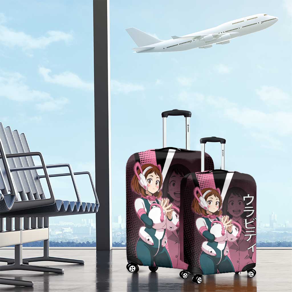 Ochaco Uraraka Uravity Luggage Cover Japanese Comic Book Style