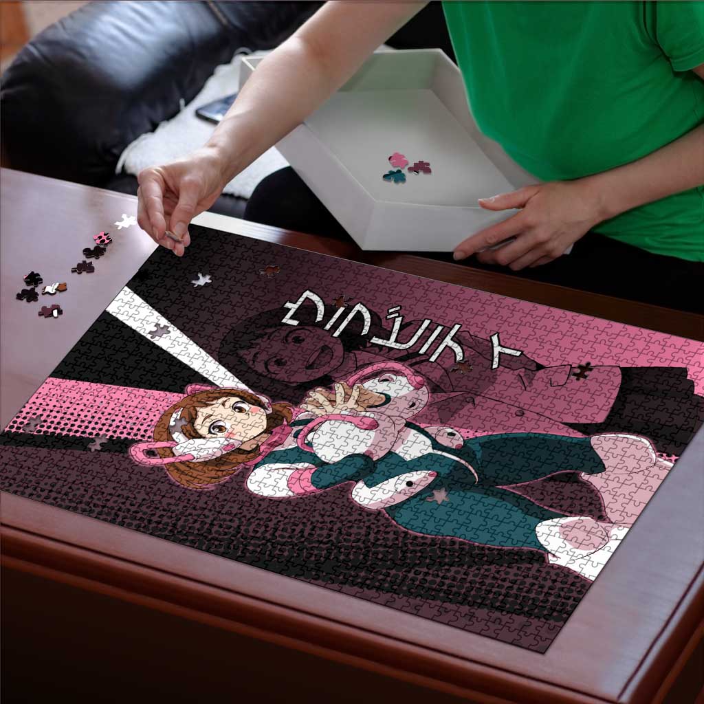 Ochaco Uraraka Uravity Puzzle Japanese Comic Book Style