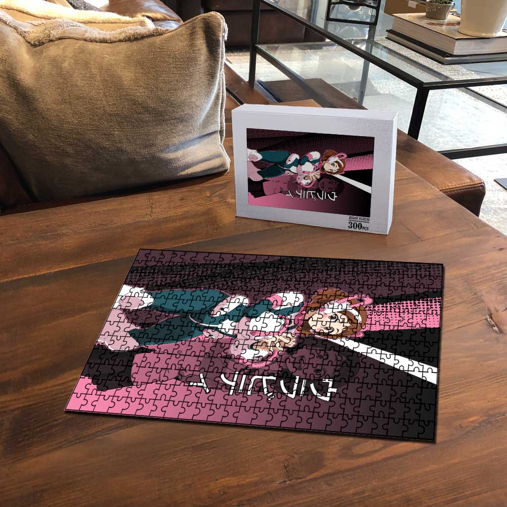Ochaco Uraraka Uravity Puzzle Japanese Comic Book Style
