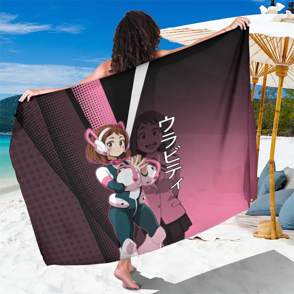 Ochaco Uraraka Uravity Sarong Japanese Comic Book Style