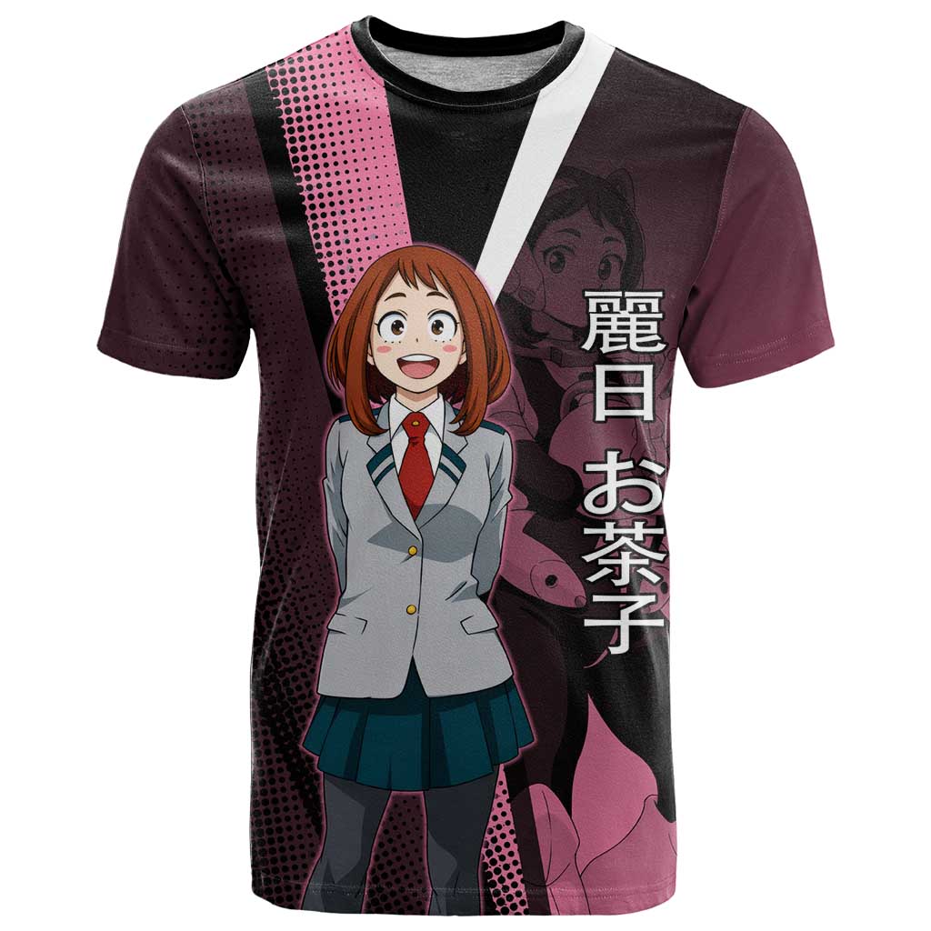 Ochaco Uraraka Uravity T Shirt Japanese Comic Book Style