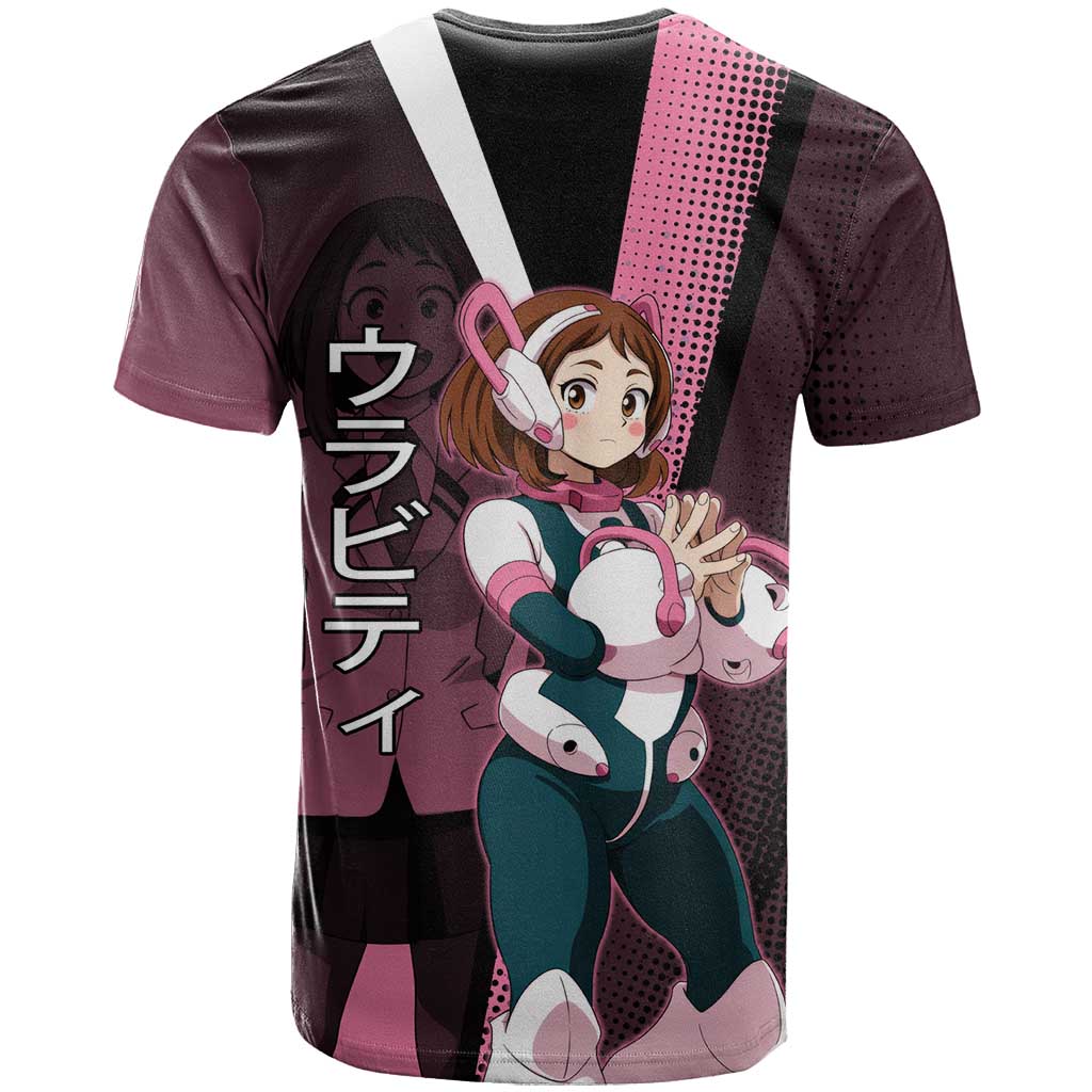 Ochaco Uraraka Uravity T Shirt Japanese Comic Book Style