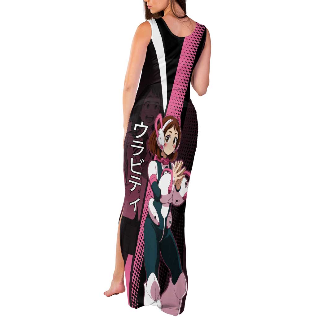 Ochaco Uraraka Uravity Tank Maxi Dress Japanese Comic Book Style