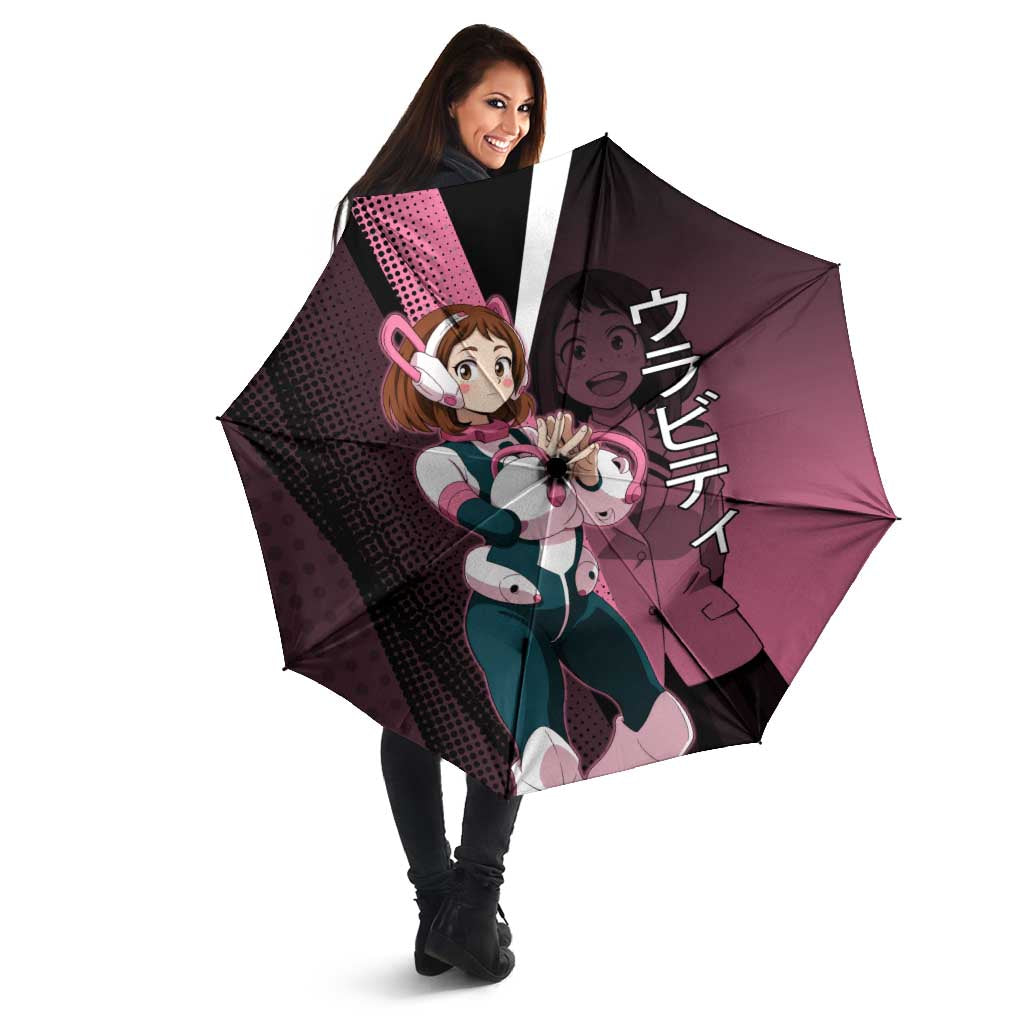 Ochaco Uraraka Uravity Umbrella Japanese Comic Book Style