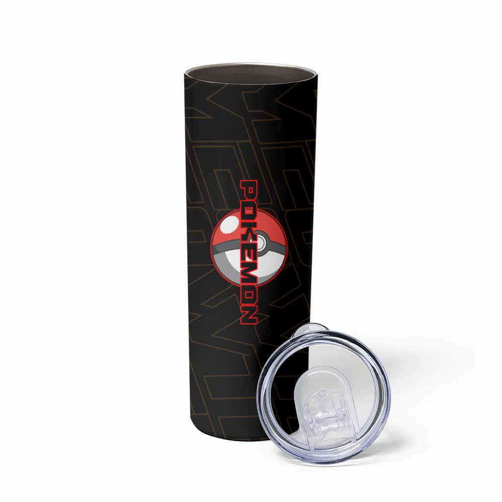 Meowth Poké Skinny Tumbler Vintage Anime Cartoon Style