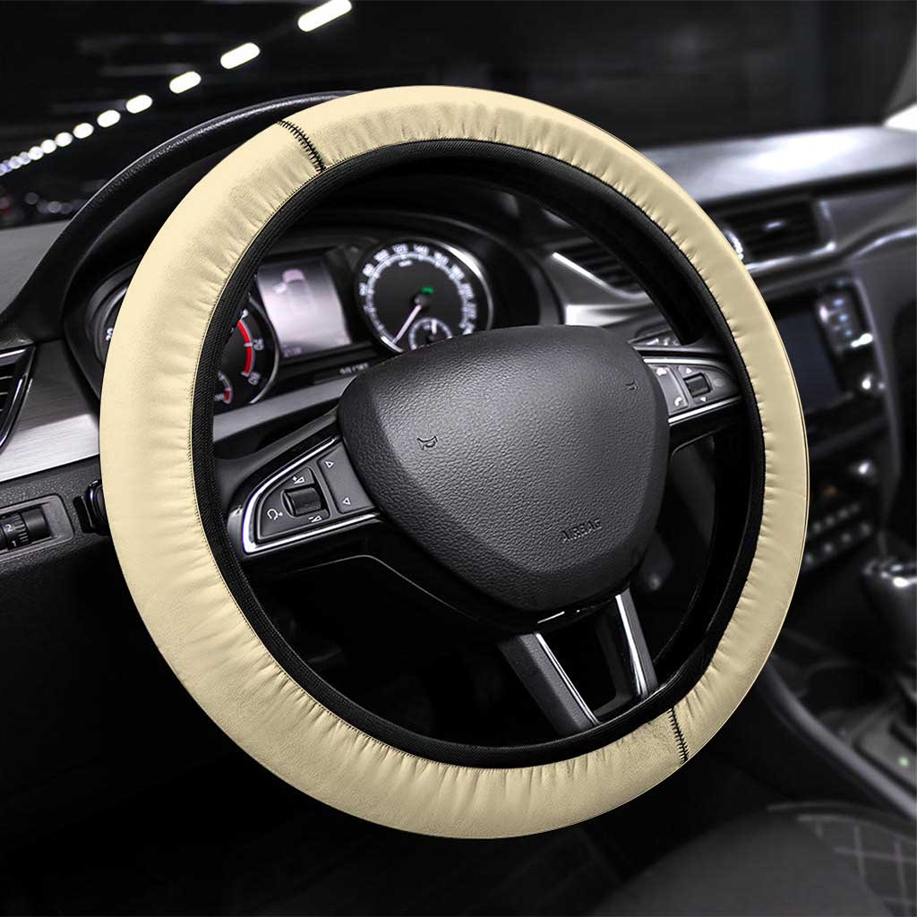 Meowth Poké Steering Wheel Cover Vintage Anime Cartoon Style