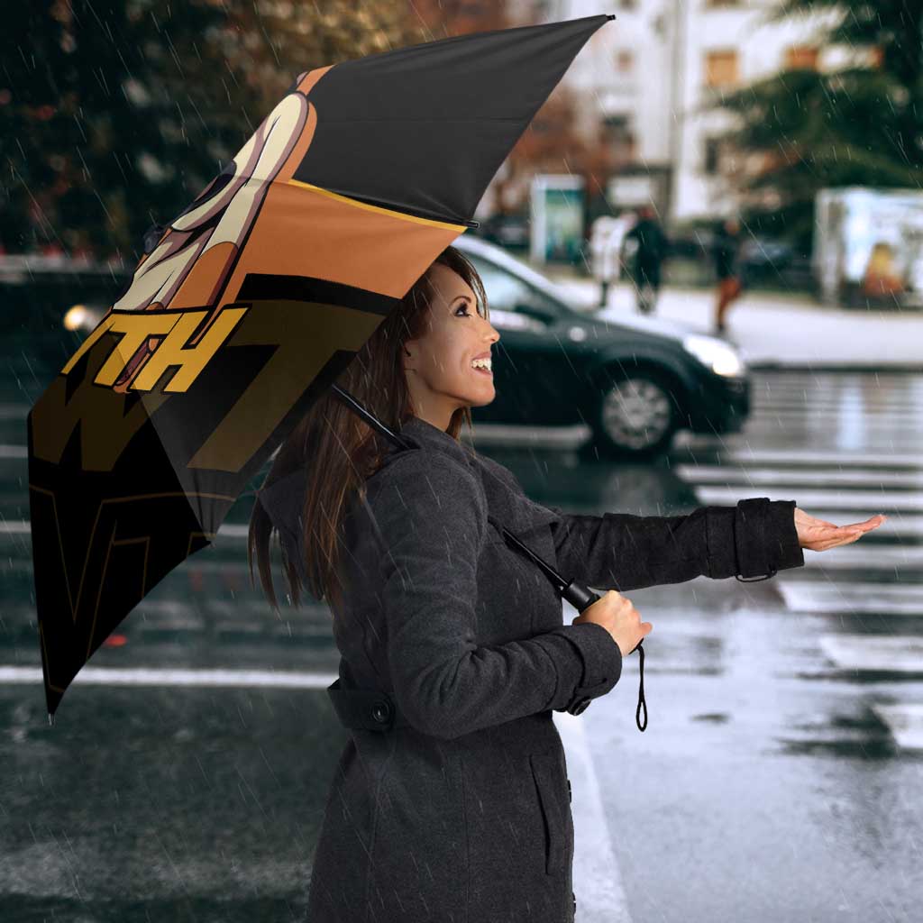 Meowth Poké Umbrella Vintage Anime Cartoon Style