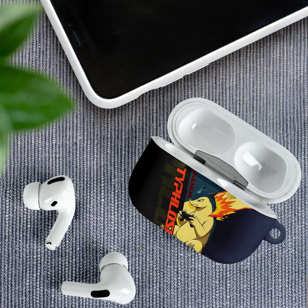 Typhlosion Poké AirPods Case Classic Retro Anime Style