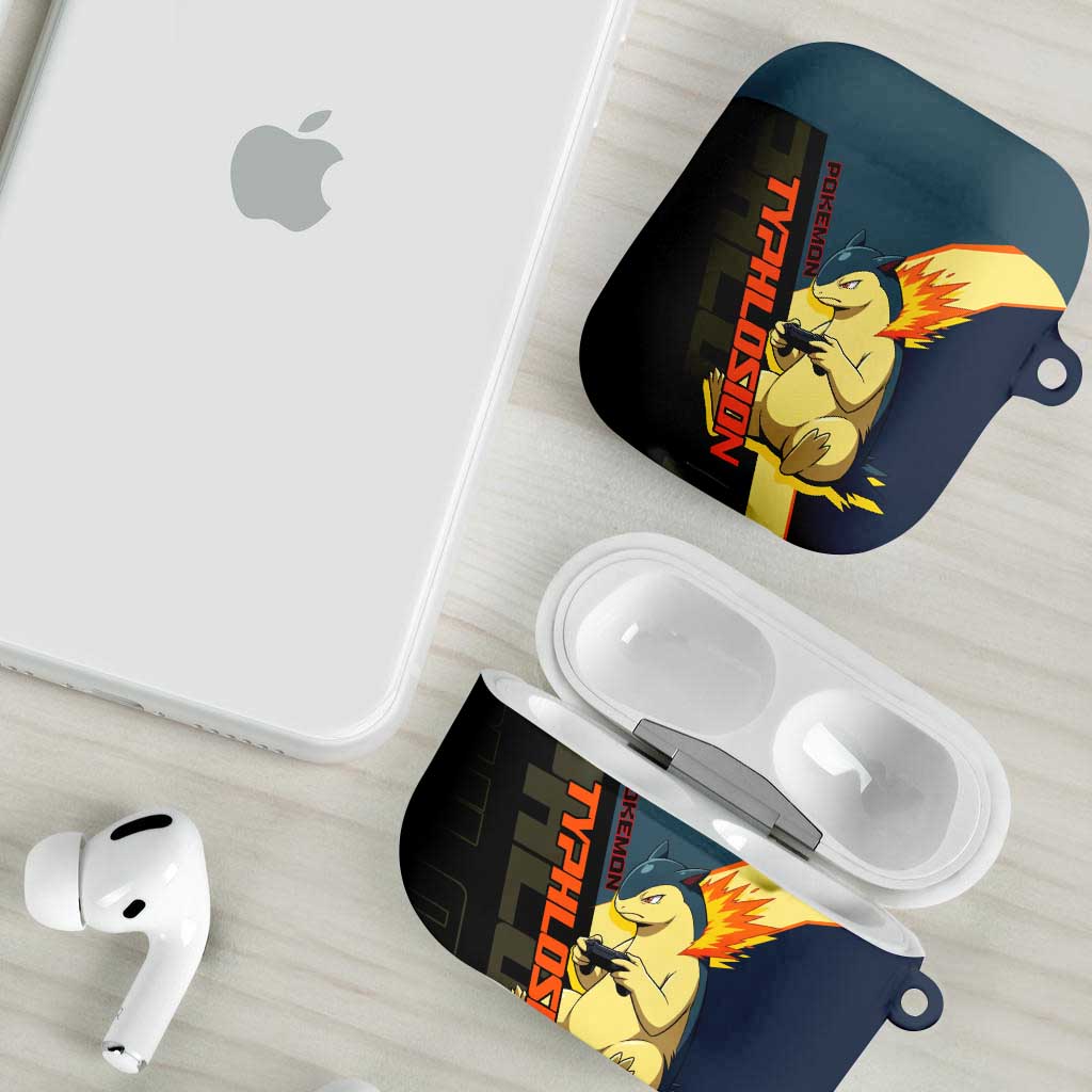 Typhlosion Poké AirPods Case Classic Retro Anime Style