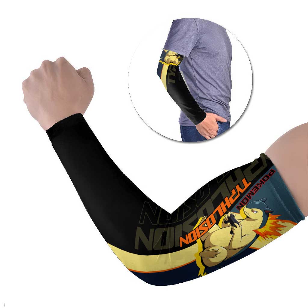 Typhlosion Poké Arm Sleeves Classic Retro Anime Style