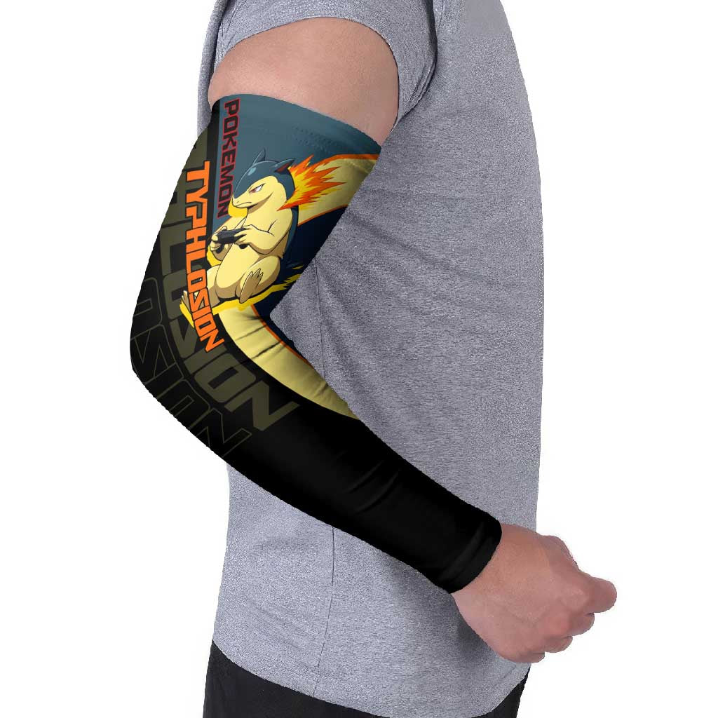 Typhlosion Poké Arm Sleeves Classic Retro Anime Style