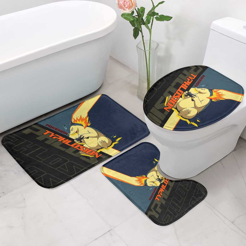 Typhlosion Poké Bathroom Set Classic Retro Anime Style