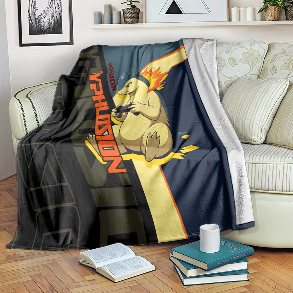 Typhlosion Poké Blanket Classic Retro Anime Style