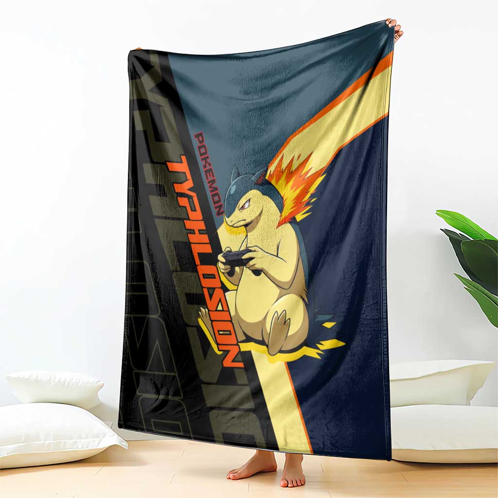 Typhlosion Poké Blanket Classic Retro Anime Style
