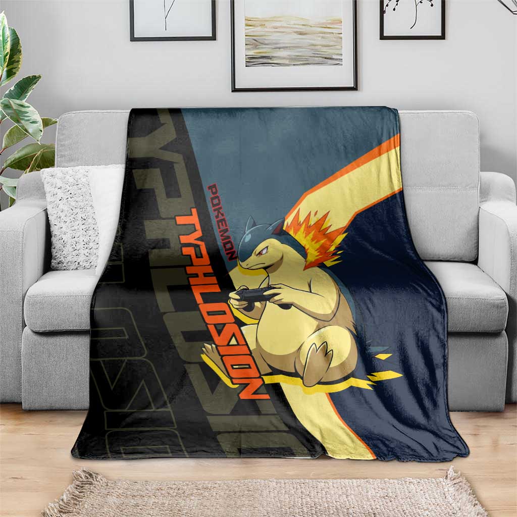 Typhlosion Poké Blanket Classic Retro Anime Style