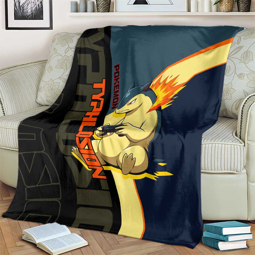 Typhlosion Poké Blanket Classic Retro Anime Style