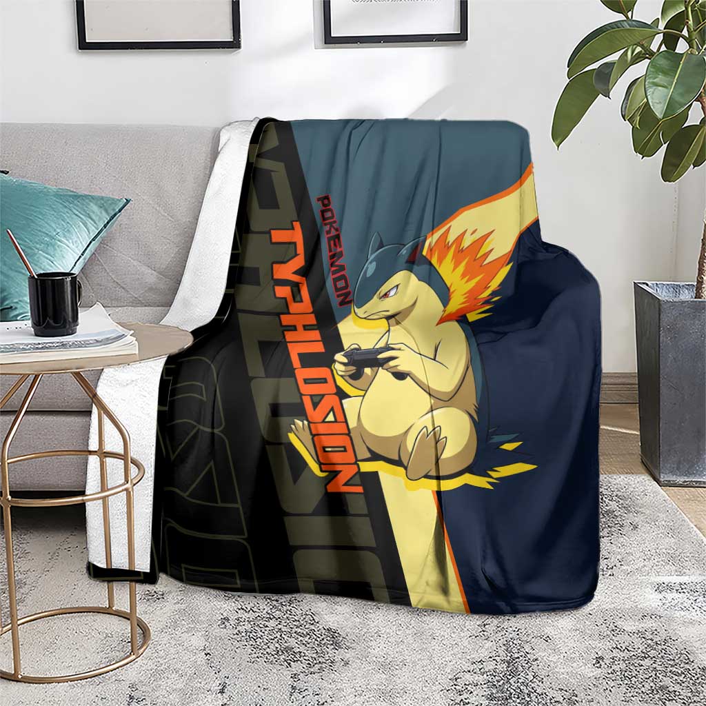 Typhlosion Poké Blanket Classic Retro Anime Style