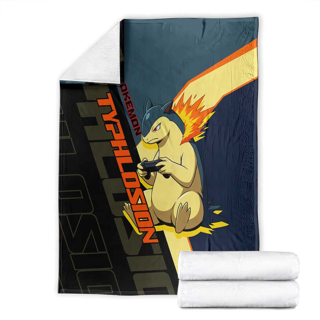 Typhlosion Poké Blanket Classic Retro Anime Style